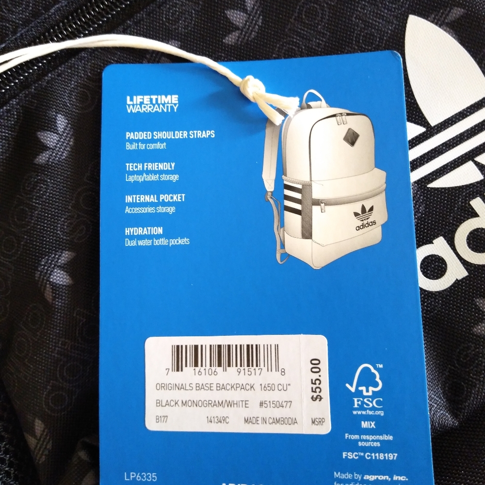 New adidas backpack - Picture 6 of 8